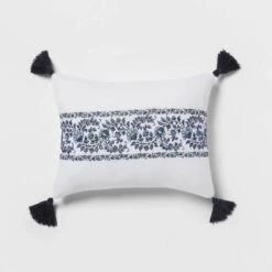 5pc Block Print With Border Comforter Bedding Set White/Blue - Threshold™ -Home Furnishings Store GUEST f100c0ae 2d47 4f69 94e7 d7e58377c49a