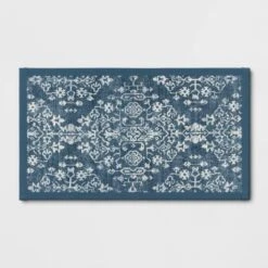 Vintage Print Comfort Rug Blue - Threshold™ 10 Vintage Print Comfort Rug Blue - Threshold™ -Home Furnishings Store GUEST f437994b 06fa 4df6 84f2 e90cb16dba7b