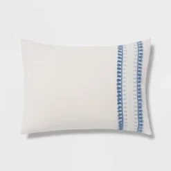 12pc Embroidered Fringe Stripe With Tassels Comforter & Sheet Bedding Set - Threshold™ -Home Furnishings Store GUEST f444f6d2 0d0a 4207 b98a 71b4b6861496