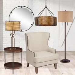 Possini Euro Design Garth Modern Floor Lamp Standing 63 1/2" Tall Oil Rubbed Bronze Burlap Fabric Drum Shade For Living Room Bedroom Office House Home 15 Possini Euro Design Garth Modern Floor Lamp Standing 63 1/2" Tall Oil Rubbed Bronze Burlap Fabric Drum Shade For Living Room Bedroom Office House Home -Home Furnishings Store GUEST f7aee0b5 d8b0 4591 86dc 4e13eb09dde3