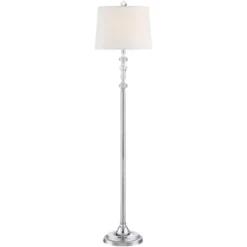 360 Lighting Montrose Modern Floor Lamps 61" Tall Set Of 2 Polished Steel Crystal Glass White Fabric Drum Shade For Living Room Bedroom Office House 12 360 Lighting Montrose Modern Floor Lamps 61" Tall Set Of 2 Polished Steel Crystal Glass White Fabric Drum Shade For Living Room Bedroom Office House -Home Furnishings Store GUEST f9c3eb11 eaf0 467e 8016 22b7d808d8df
