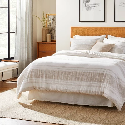 Lace Insert Sheer Curtain Panel - Hearth & Hand™ With Magnolia 4 Lace Insert Sheer Curtain Panel - Hearth & Hand™ With Magnolia - Image 2