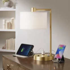 360 Lighting Colby Antique Gold Desk Lamps With Outlet And USB Port Set Of 2 16 360 Lighting Colby Antique Gold Desk Lamps With Outlet And USB Port Set Of 2 -Home Furnishings Store GUEST fb9fc1fe 388f 44d7 825c 6da7e7393c29