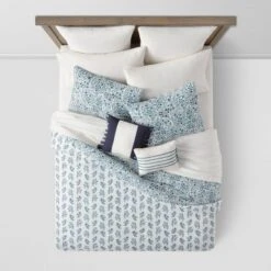 12pc Reversible Paisley Print Comforter & Sheets Set Blue/Dark Teal Blue - Threshold™ -Home Furnishings Store GUEST fe253a34 1700 4fed 8295 3a12639e7b99