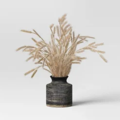 Grass Arrangement In Ceramic Pot Black - Threshold™ -Home Furnishings Store GUEST feadbbf9 25c2 45e5 ba31 61ab6f1faca8